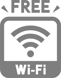 フリーwifiご利用いただけます